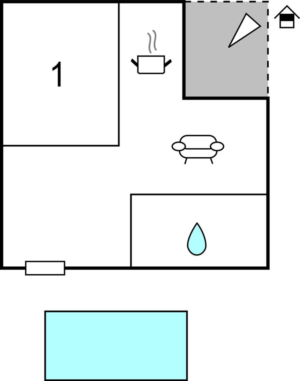 Amazing Apartment In Saldun With Wifi 트로기르 외부 사진